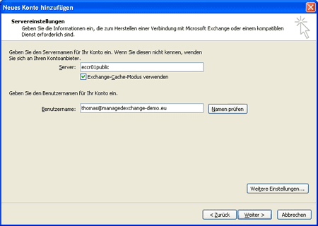 Screenshot: Neues Konto hinzuf&uuml;gen
