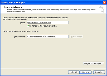 Screenshot: Neues E-Mail-Konto hinzuf&uuml;gen