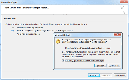 Screenshot: Neues Konto hinzuf&uuml;gen