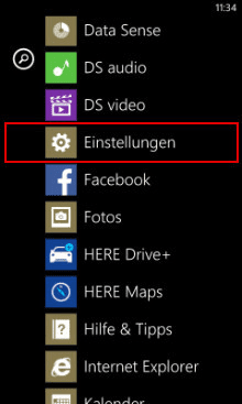 Windows Phone 8: Einstellungen