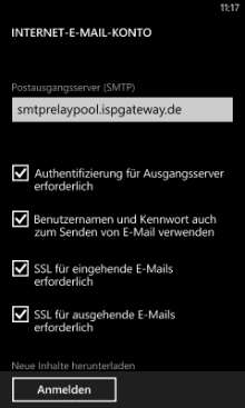 Windows Phone 8: SSL-Verschl&uuml;sselung aktivieren