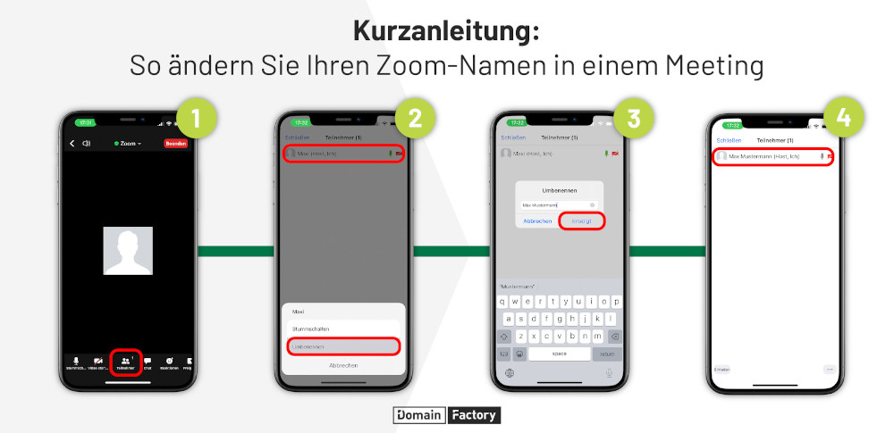 Abbildung - So ändern Sie Ihren Zoom-Namen auf dem mobilen Gerät im Meeting - So geht es