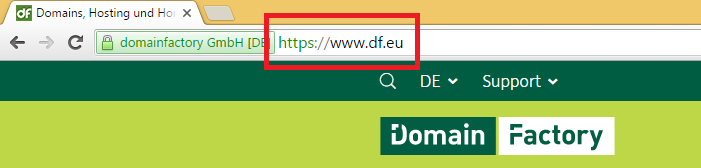 Domainname www.df.eu