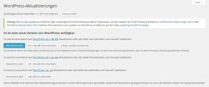 Abbildung - WordPress Aktualisierungen