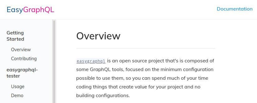 Abbildung: EasyGraphQL ist nach minimaler Konfiguration schnell einsatzbereit.