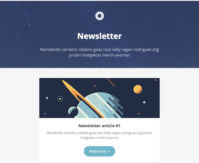 responsive Newsletter-Template