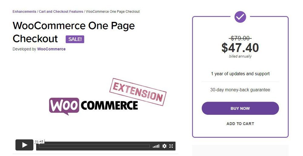 WooCommerce anpassen - Abbildung 1: WooCommerce One Page Checkout vereint Warenkorb und Kasse auf einer Seite.