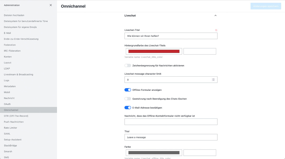 Auch der Livechat kann individuell auf Unternehmen, Kunden und Bedürfnisse angepasst werden.