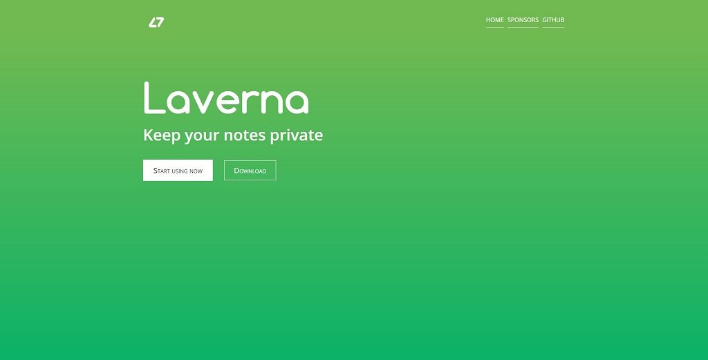 Startseite - Laverna für Windows, macOS, Linux und den Browser 
