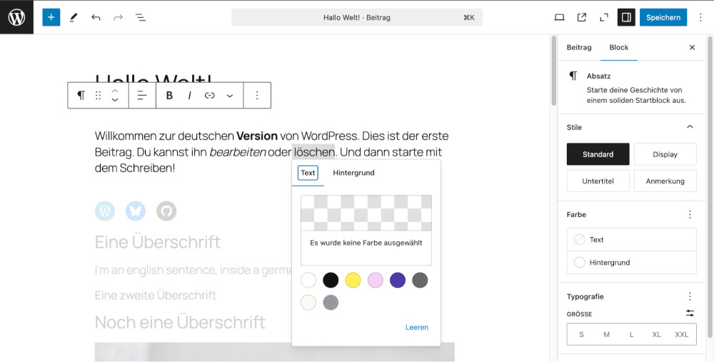 Abbildung: Link mit barrierefreiem Namen