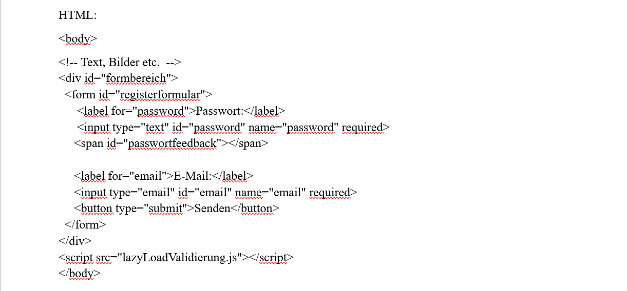 Abbildung: Codebeispiel - Erweiterte HTML-Script-Technik: JavaScript dynamisch laden