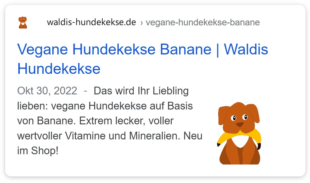 Yoast SEO-Anleitung Abbildung: Snippet für mobile Geräte